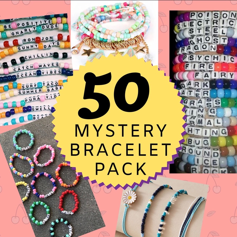 ☆MYSTERY BRACELET PACK (50 TOTAL)☆